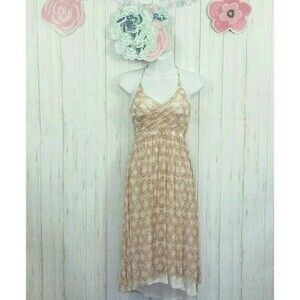 Free People Mesh Over Lay High Low Dress Size XS